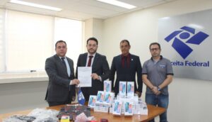 SSP-TO recebe doação de equipamentos eletrônicos apreendidos pela Receita Federal azzz