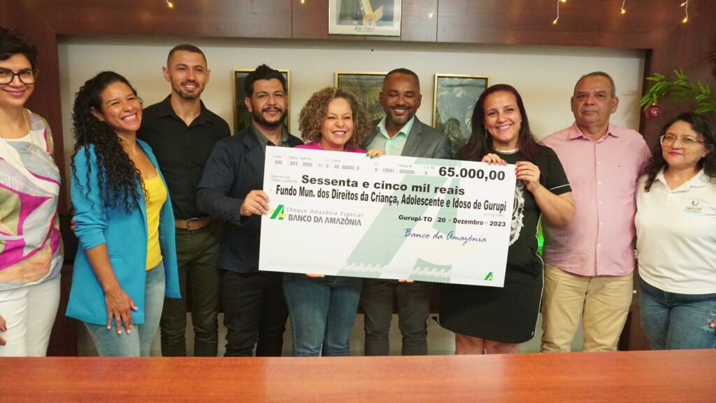 Fundos Municipais do Idoso e das Criancas e Adolescentes recebem doacao do Banco da Amazonia