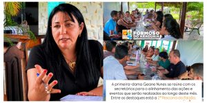 Primeira-dama Geane Nunes reúne secretariado e projeta mês de agosto repleto de ações em Formoso do Araguaia GridArt 20260815 084200155